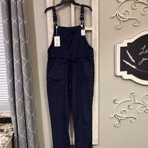 Med New (NWT) Kamidun Women's Overall Jumpsuit w/ Tapered Legs: Med